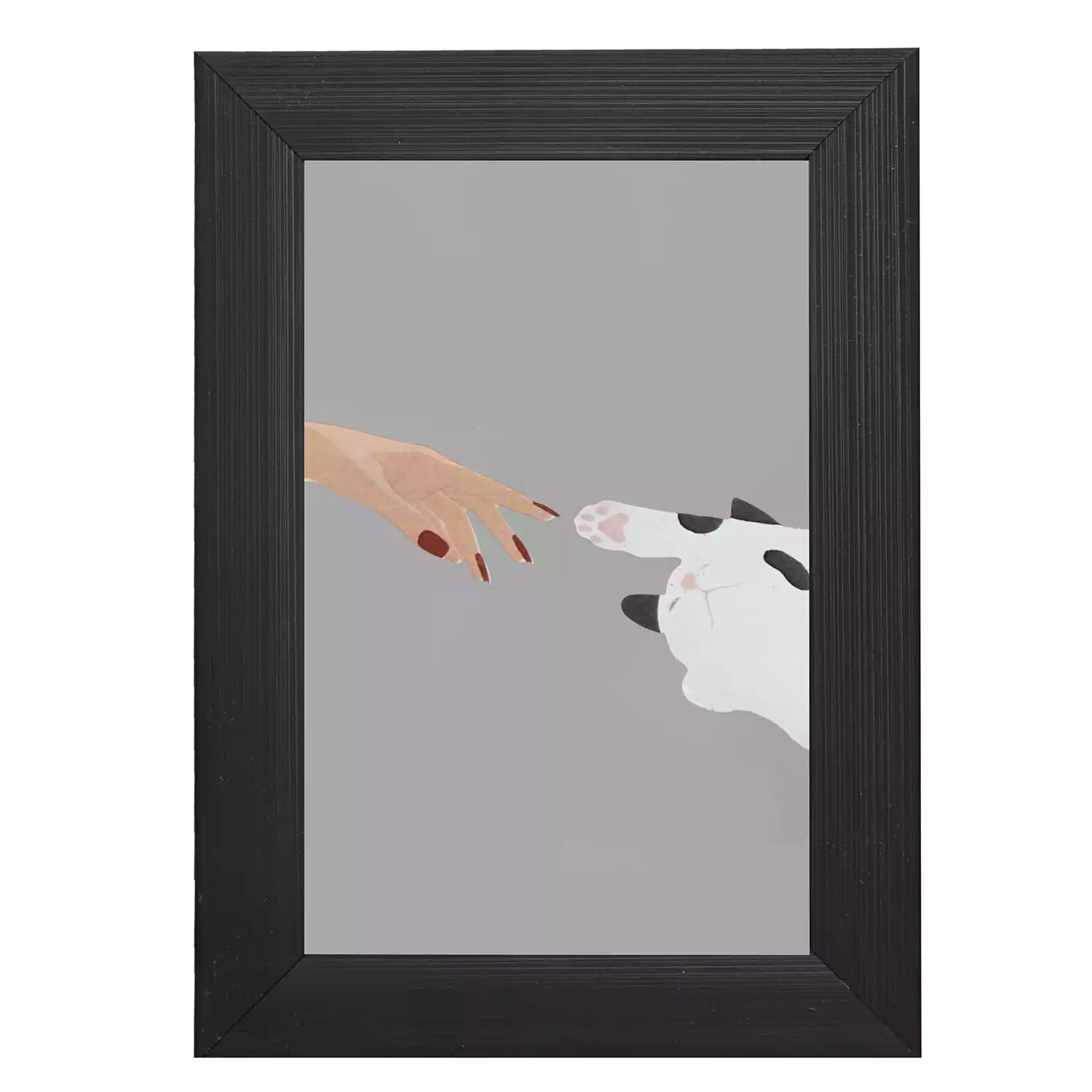 01 آینه مستطیل آفرینش گربه - تصویر 1